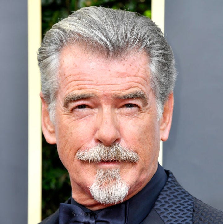 pierce brosnan at the 2020 golden globe awards