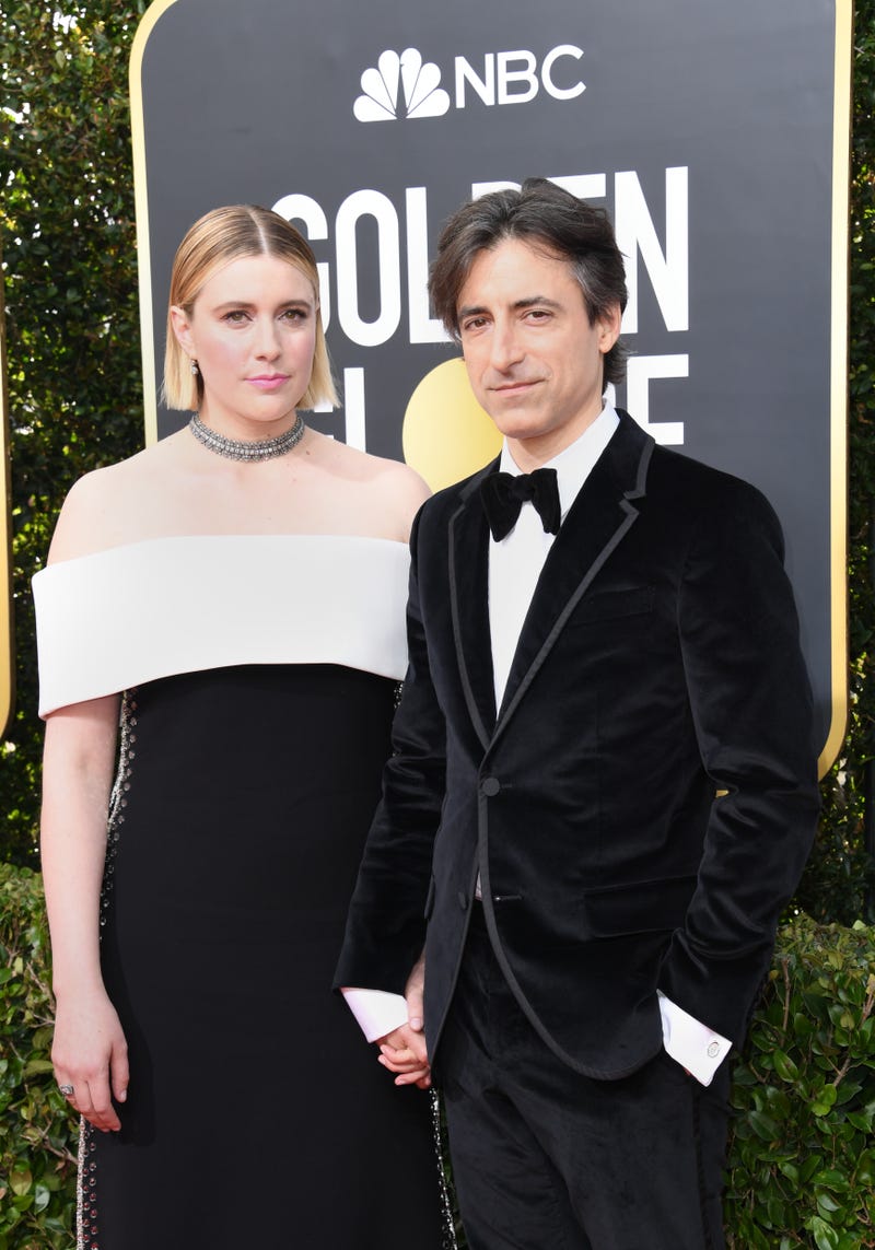 greta gerwig and noah baumbach at 2020 golden globes