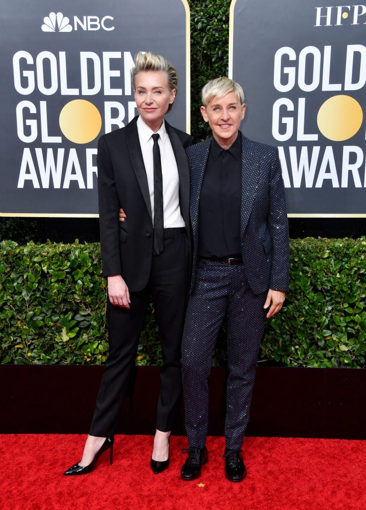 Portia de Rossi y Ellen Degeneres