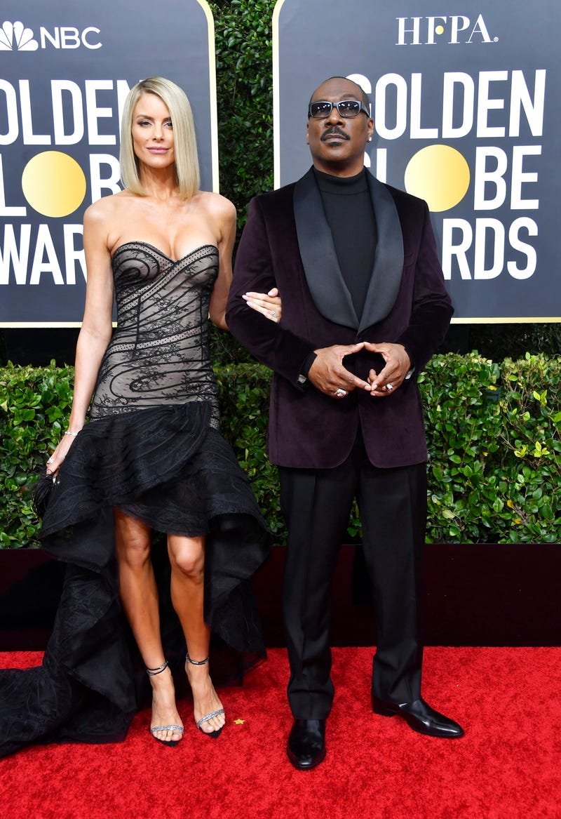 Paige Butcher and Eddie Murphy