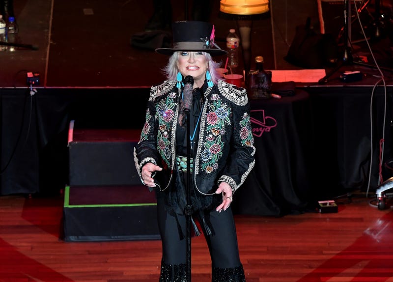 Country music artist Tanya Tucker performs at the Ryman Auditorium