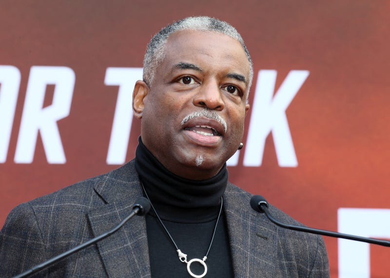 HOLLYWOOD, CALIFORNIA - JANUARY 13: LeVar Burton attends Sir Patrick Stewart placing his handprints and footprints In cement at TCL Chinese Theatre IMAX on January 13, 2020 in Hollywood, California.