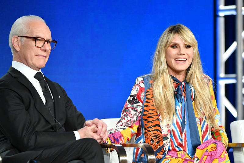 Tim Gunn and Heidi Klum