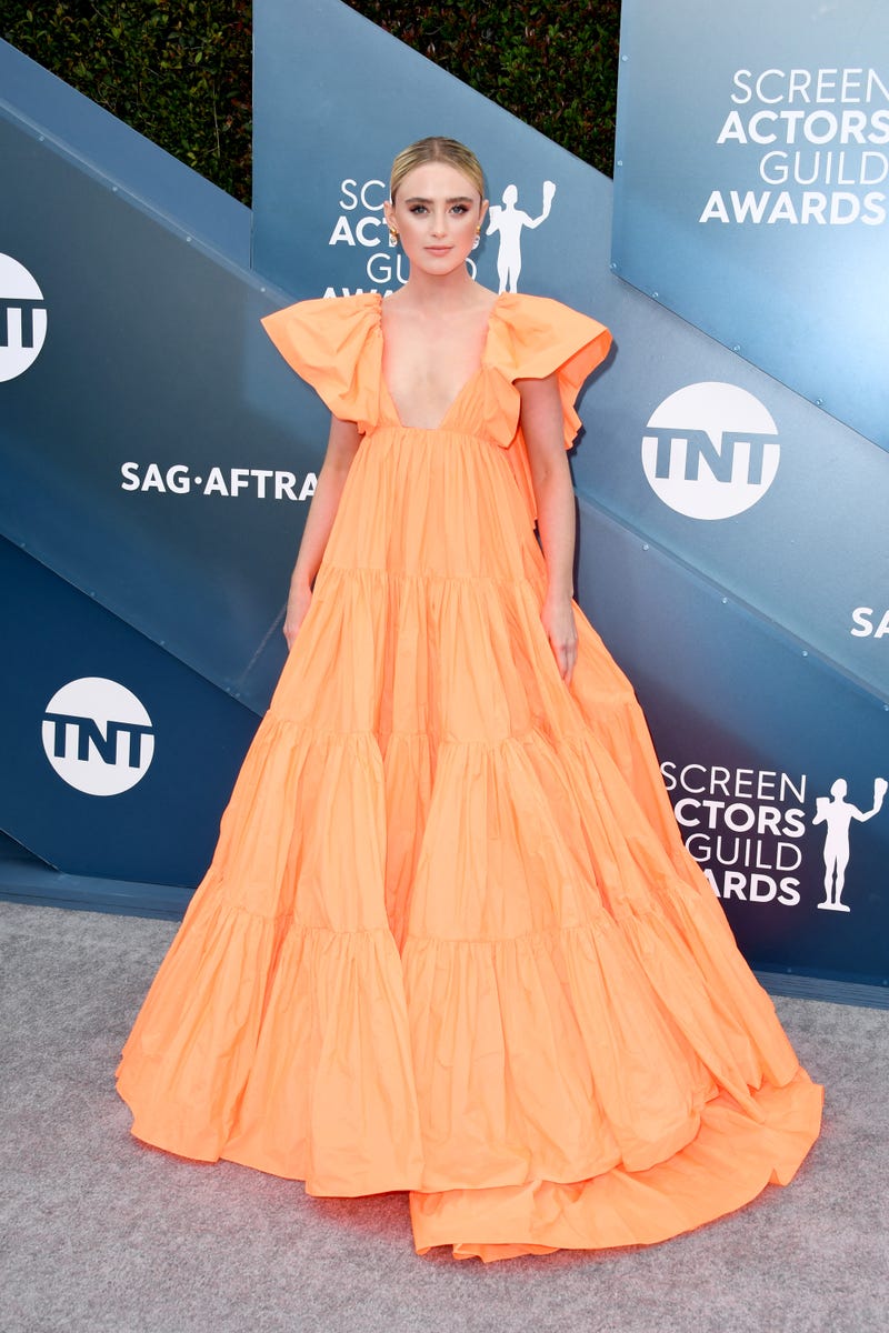 Millie Bobby Brown Stuns in White on SAG Awards Red Carpet