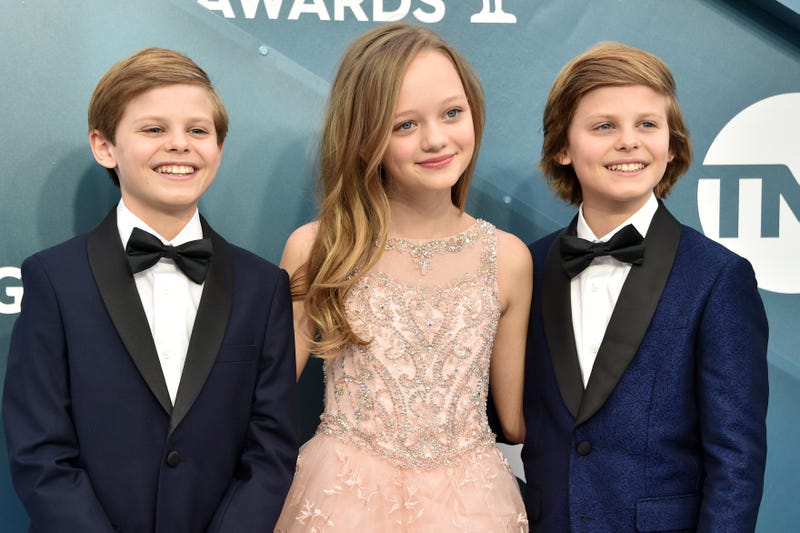 Nicholas Crovetti, Ivy George, and Cameron Crovetti