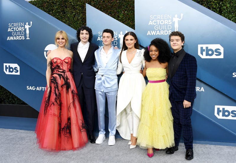 stranger things cast at 2020 sag awards