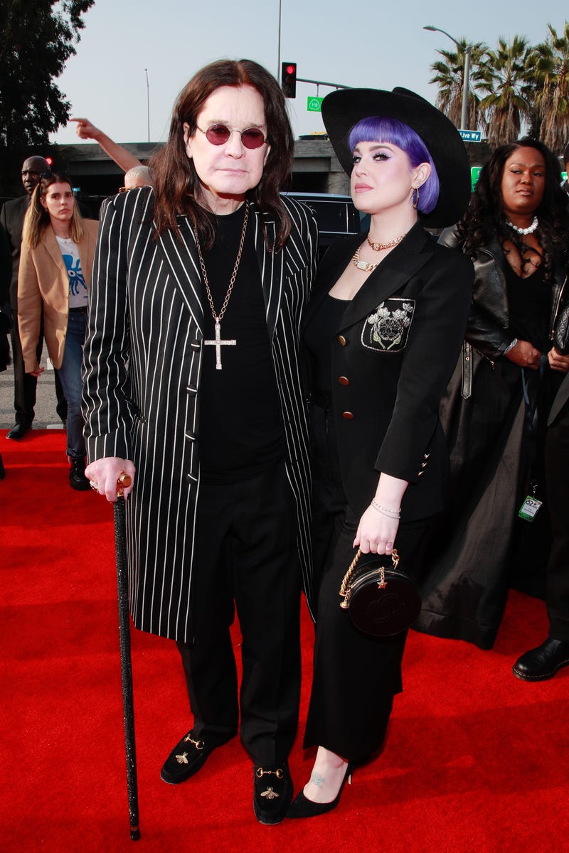 Ozzy Osbourne and Kelly Osbourne attend the 62nd Annual GRAMMY Awards