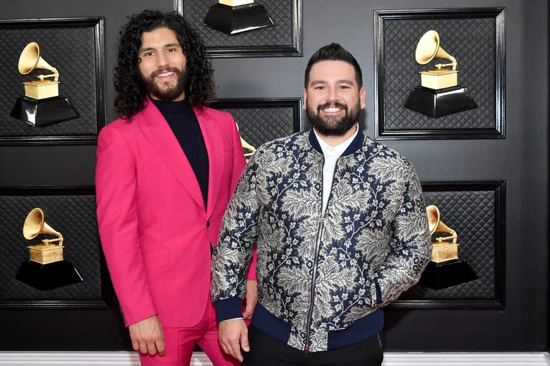 Dan Smyers and Shay Mooney of Dan + Shay attend the 62nd Annual GRAMMY Awards