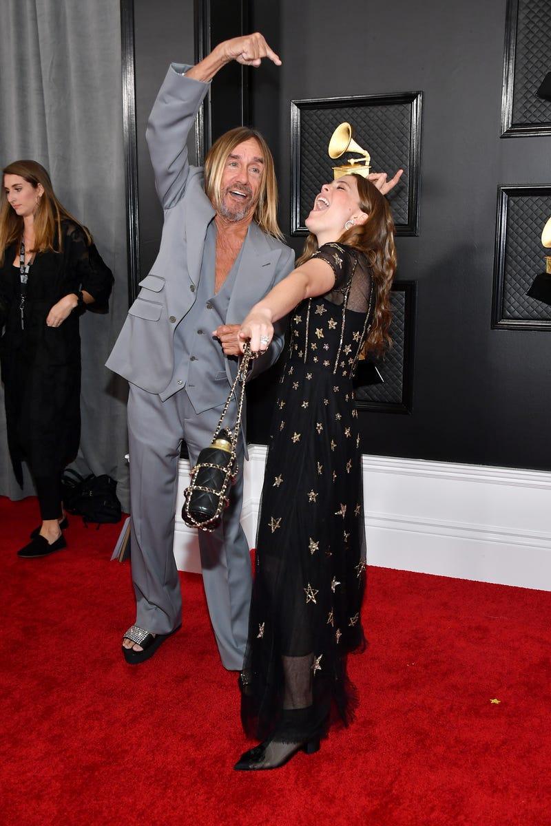 Iggy Pop and Maggie Rogers attend the 62nd Annual GRAMMY Awards