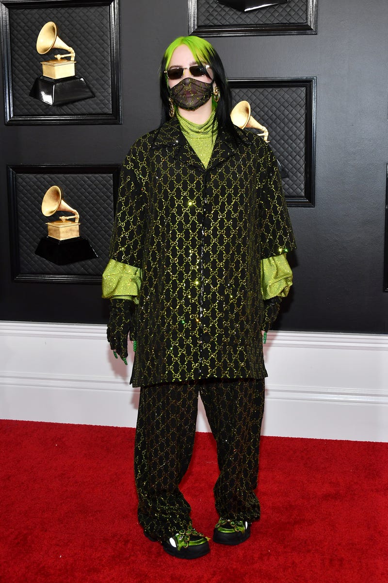 Billie Eilish attends the 62nd Annual GRAMMY Awards at STAPLES Center