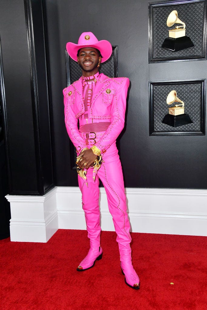 Lil Nas X attends the 62nd Annual GRAMMY Awards at STAPLES Center on January 26, 2020 in Los Angeles, California.