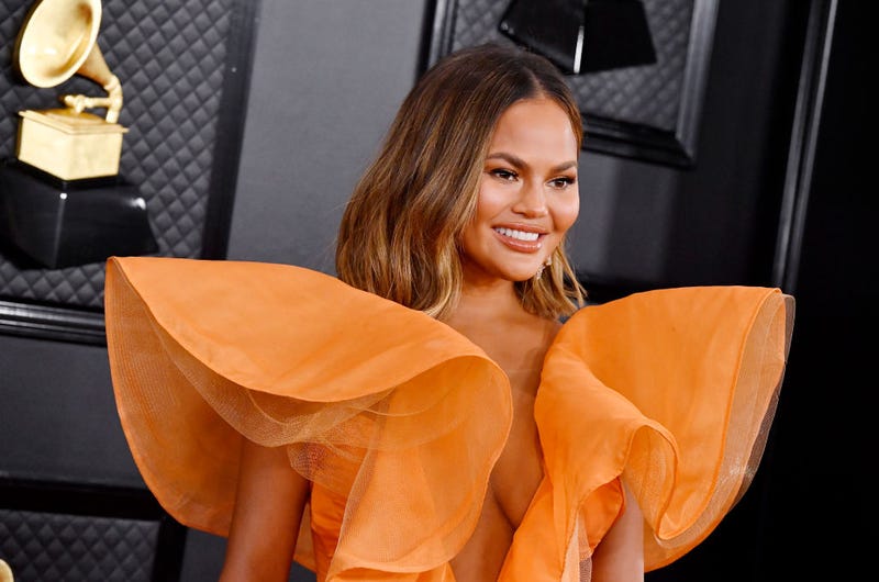 Chrissy Teigen attends the 62nd Annual GRAMMY Awards at STAPLES Center on January 26, 2020 in Los Angeles, California