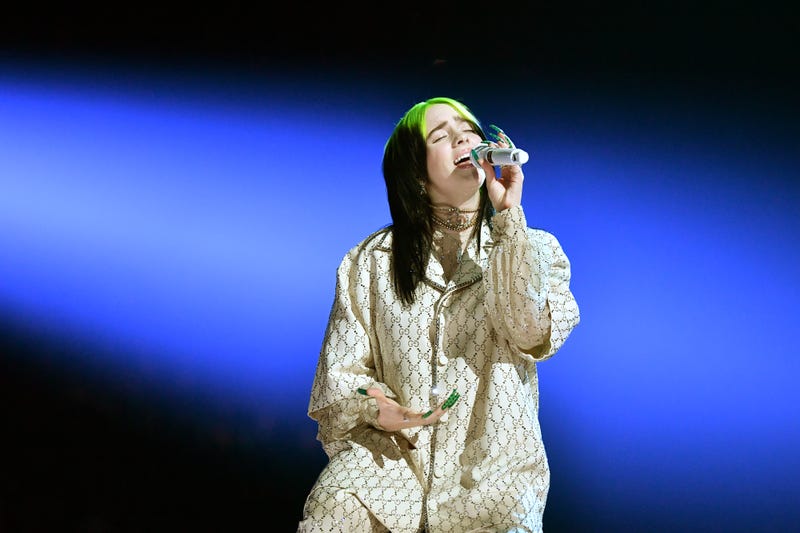 Billie Eilish performs onstage during the 62nd Annual GRAMMY Awards