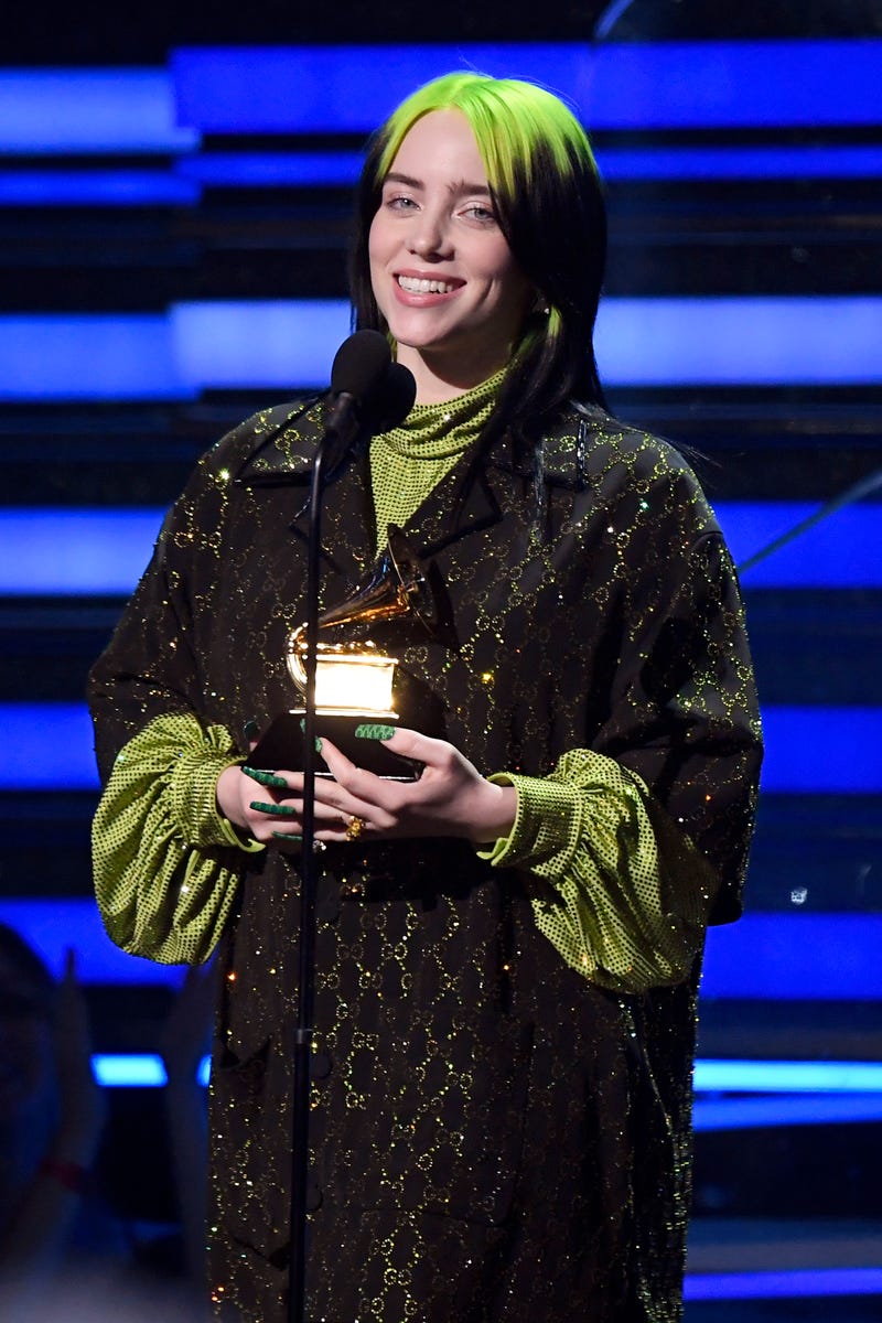 Billie Eilish at the 2020 GRAMMY Awards