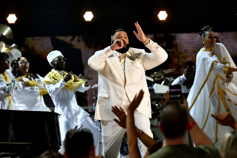 DJ Khaled performs osntage during the 62nd Annual GRAMMY Awards