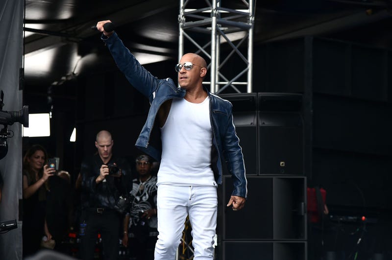 Vin Diesel speaks onstage during Universal Pictures Presents The Road To F9 Concert and Trailer Drop on January 31, 2020 in Miami, Florida.
