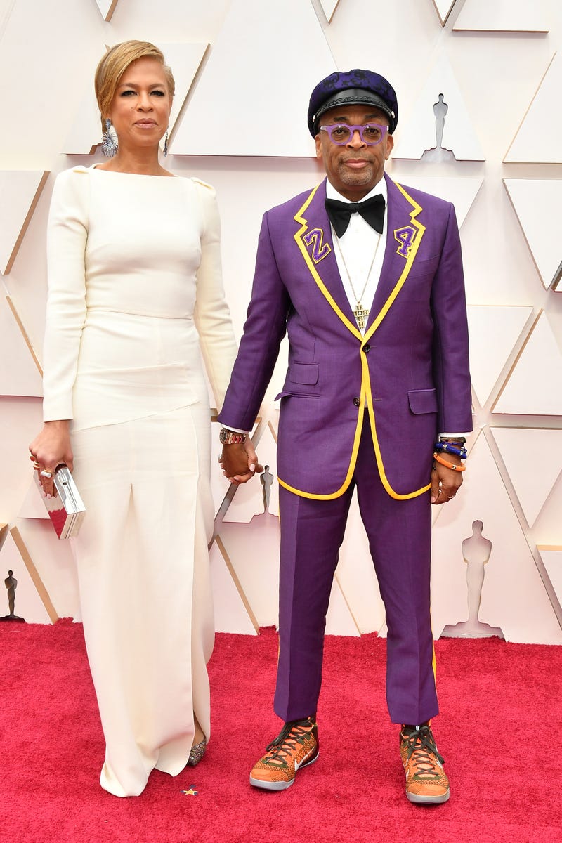 spike lee and wife tonya lewis lee at 2020 oscars