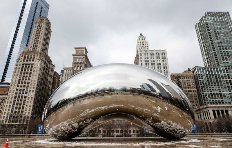 Cloud's Gate, a popular attraction, commonly known as The Bean