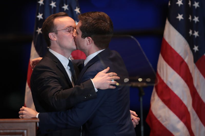 Pete Buttigieg and husband Chasten Buttigieg
