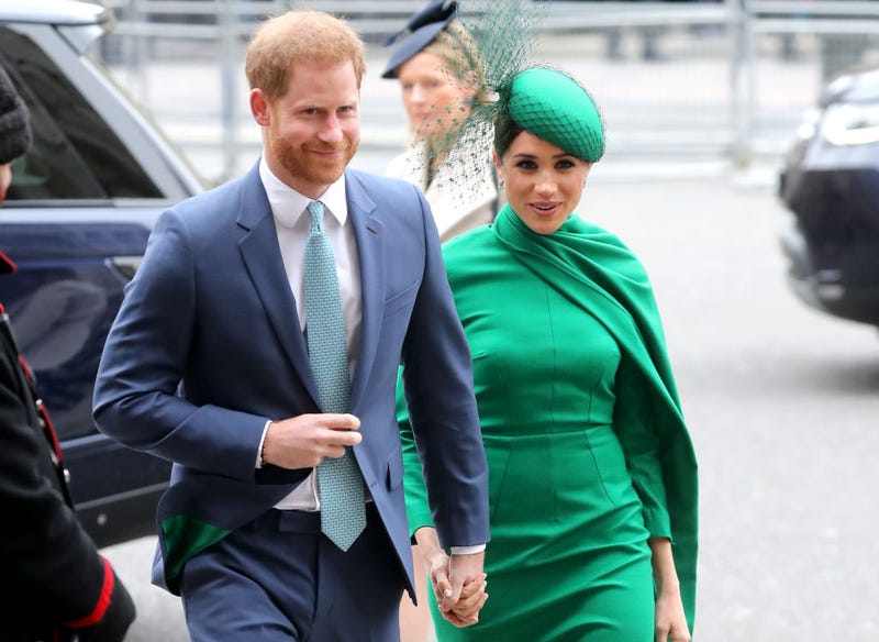 Prince Harry, Duke of Sussex and Meghan, Duchess of Sussex attend the Commonwealth Day Service 2020 at Westminster Abbey on March 09, 2020 in London, England.