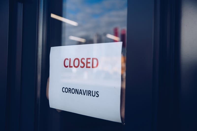 Business closed due to COVID-19