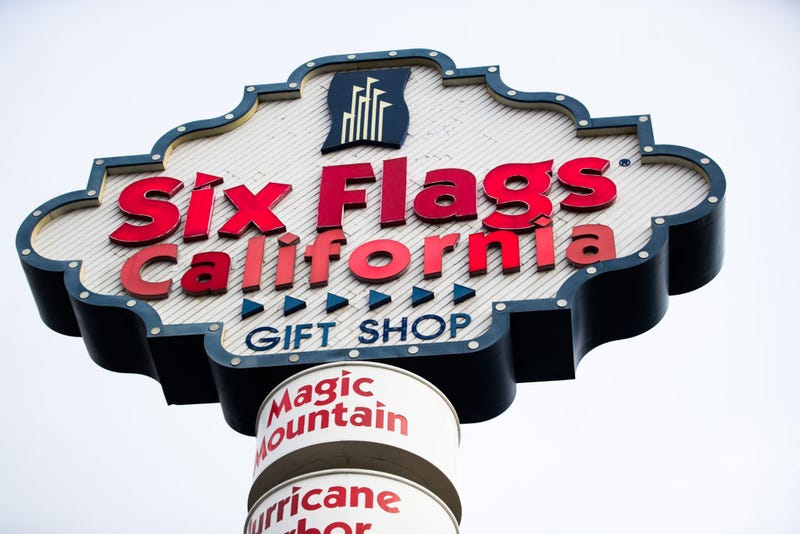 Six Flags Magic Mountain is closed as the coronavirus continues to spread across the United States on March 14, 2020 in Valencia, California.