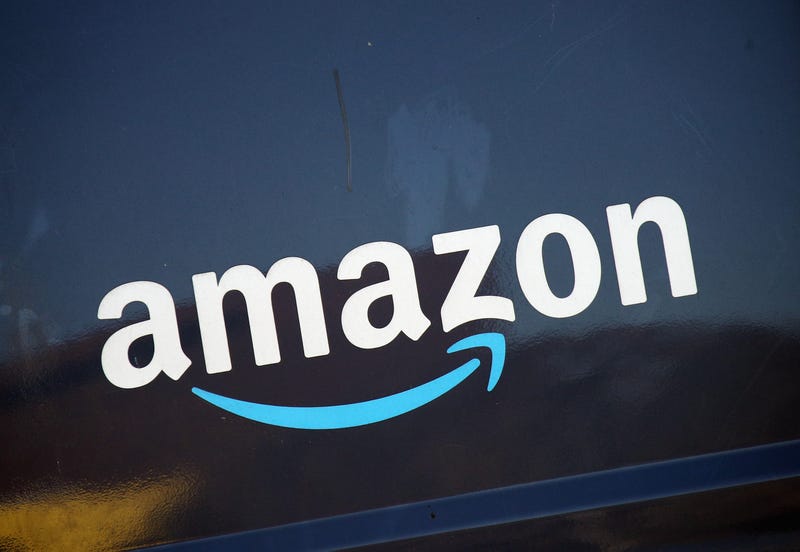 An image of an Amazon delivery truck as photographed on March 18, 2020 in Plainview, New York. 