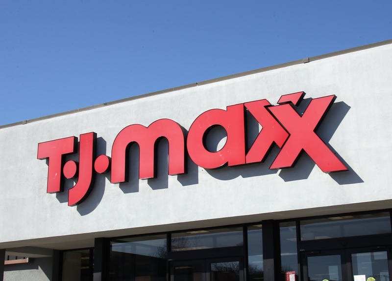 HICKSVILLE, NEW YORK - MARCH 18: An image of the sign for a T.J. Maxx store as photographed on March 18, 2020 in Hicksville, New York.