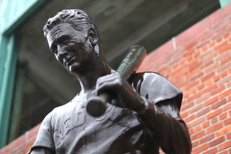 Red Sox legend Ted Williams.