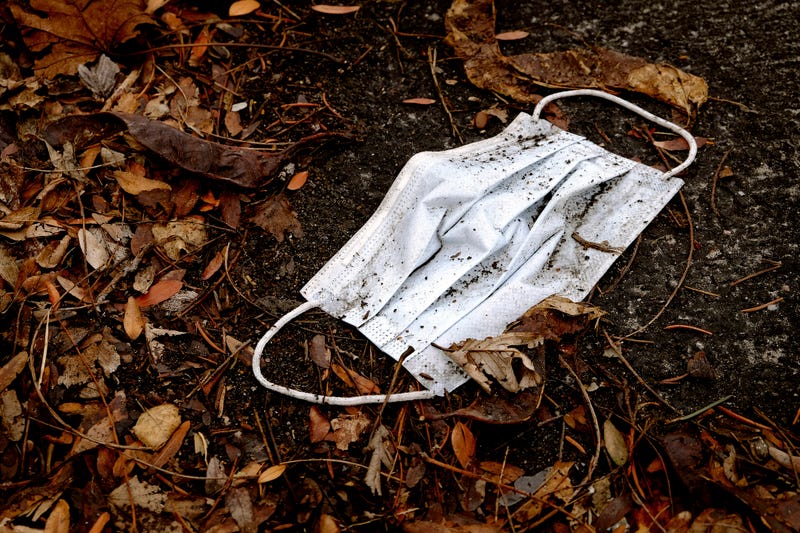 face mask on ground