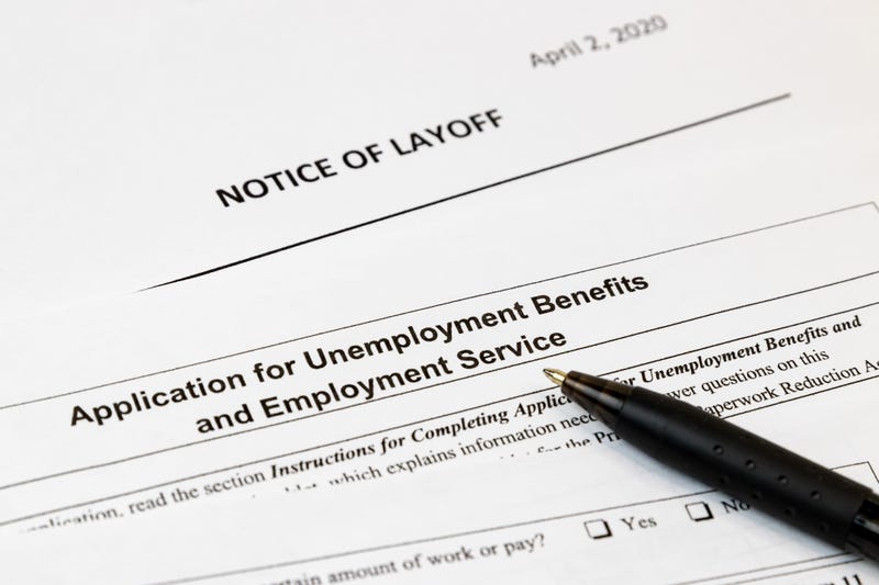 An unemployment application.