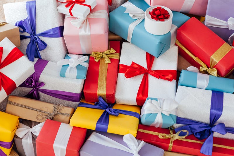 wrapped presents
