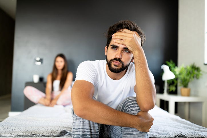 Frustrated couple