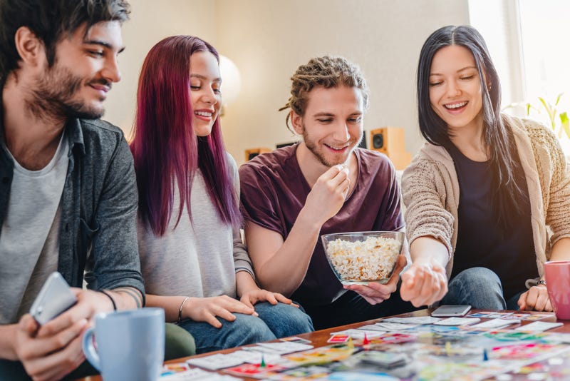Playing a board game