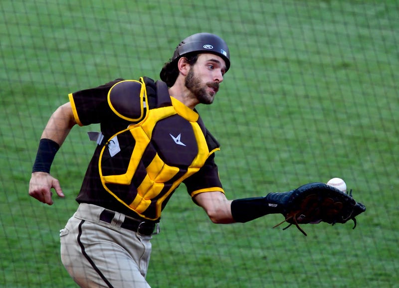San Diego Padres catcher Austin Nola