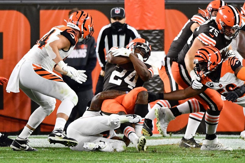 Nick Chubb of the Cleveland Browns
