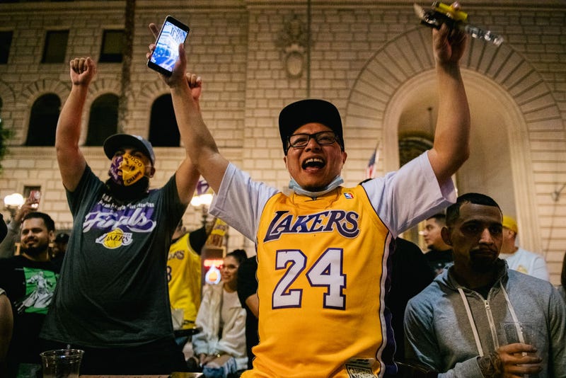 Lakers fans.