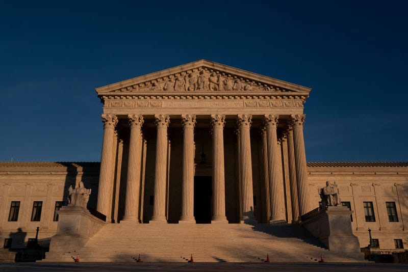 The U.S. Supreme Court stands on December 11, 2020 in Washington, DC.