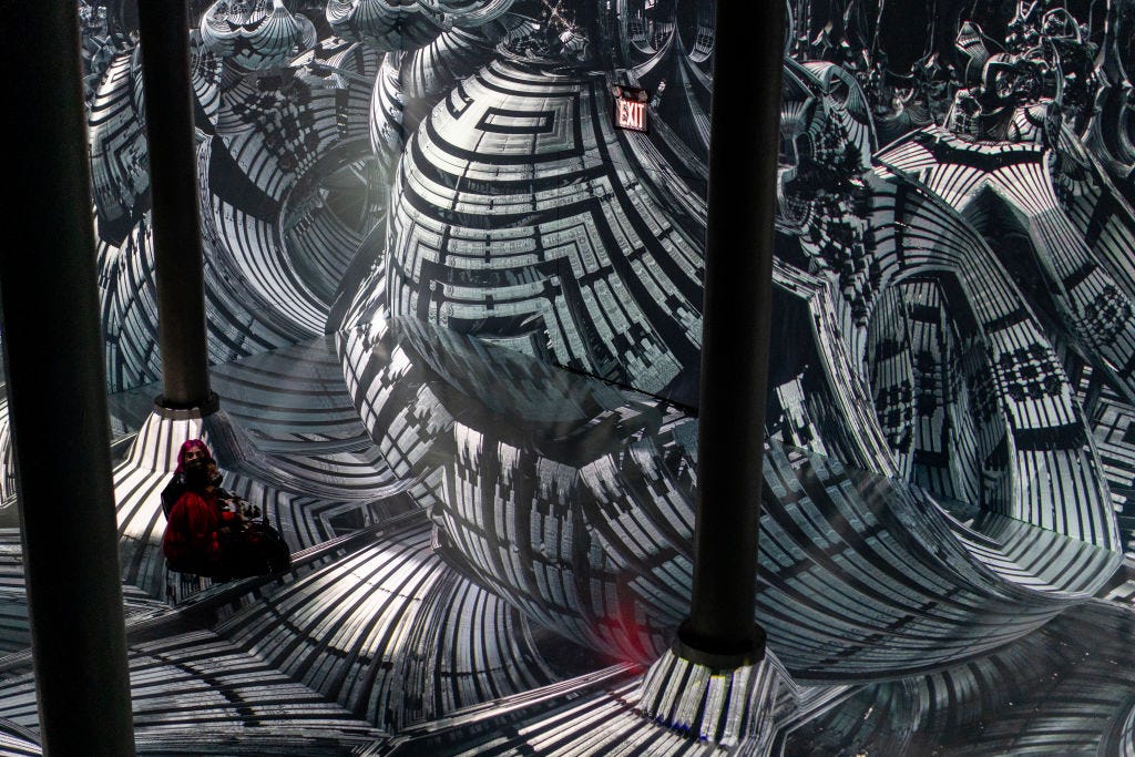 NYC art exhibit lets visitors step into alternate dimensions