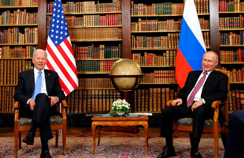 Joe Biden and Vladimir Putin