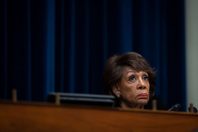 WASHINGTON, DC - JULY 1: Rep. Maxine Waters (D-CA) attends a Select Subcommittee on the Coronavirus Crisis hearing about how to counter vaccine hesitancy, on Capitol Hill July 1, 2021 in Washington, DC. According to the committee, a recent survey shows that up to 20 percent of Americans continue to say they will refuse the vaccine or are unsure about the vaccine. (Photo by Drew Angerer/Getty Images