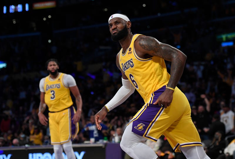 Lakers star LeBron James.