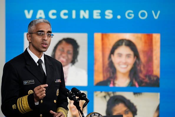 U.S. Surgeon General Dr. Vivek Murthy.