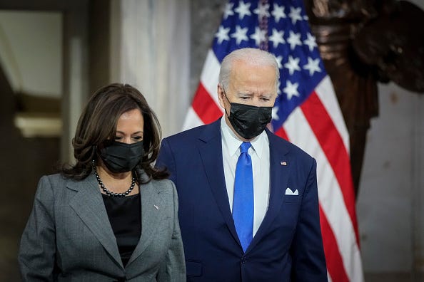 U.S. President Joe Biden and Vice President Kamala Harris.