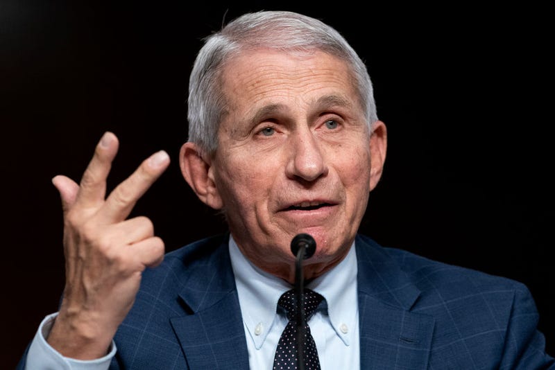 Dr. Anthony Fauci, White House Chief Medical Advisor and Director of the NIAID, responds to questions from Sen. Rand Paul (R-KY) at a Senate Health, Education, Labor, and Pensions Committee hearing on Capitol Hill on January 11, 2022 in Washington, D.C. The committee heard testimony about the federal response to COVID-19 and new, emerging variants. (Photo by Greg Nash-Pool/Getty Images)