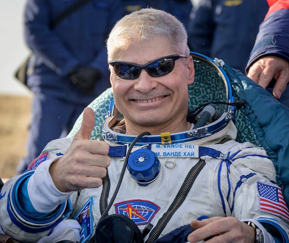 NASA astronaut Mark Vande Hei