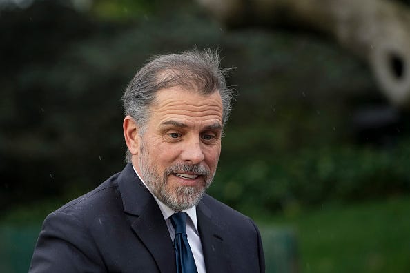Hunter Biden, son of U.S. President Joe Biden, attends the Easter Egg Roll on the South Lawn of the White House on April 18, 2022 in Washington, DC.