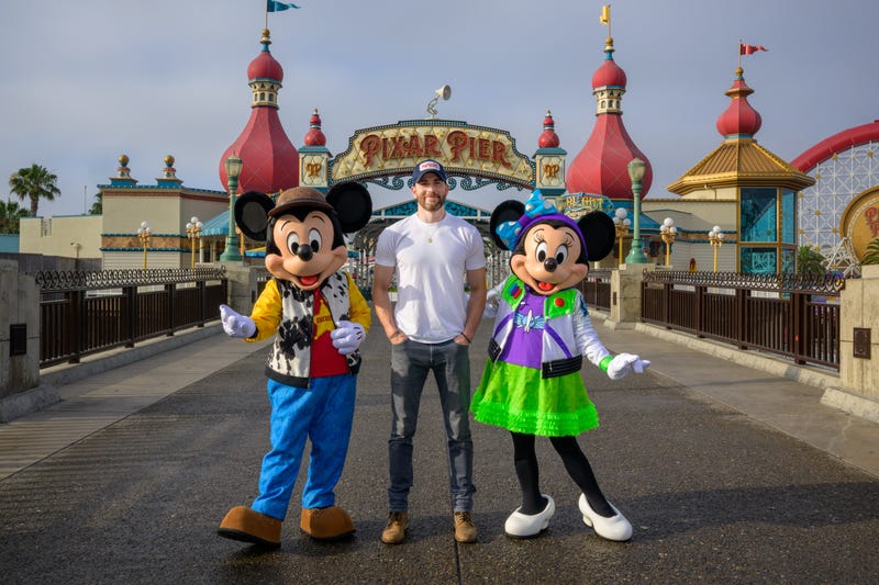 Chris Evans at Disneyland