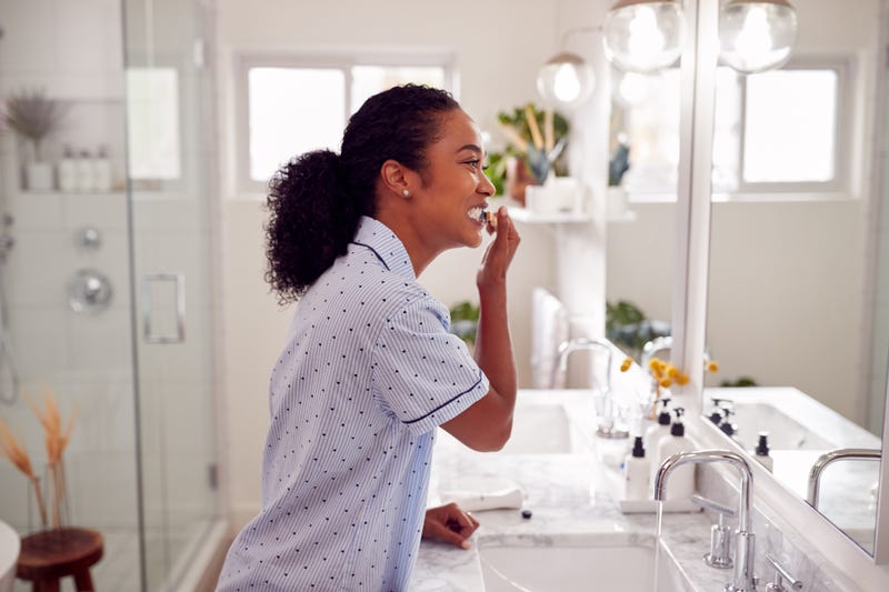 Brushing teeth