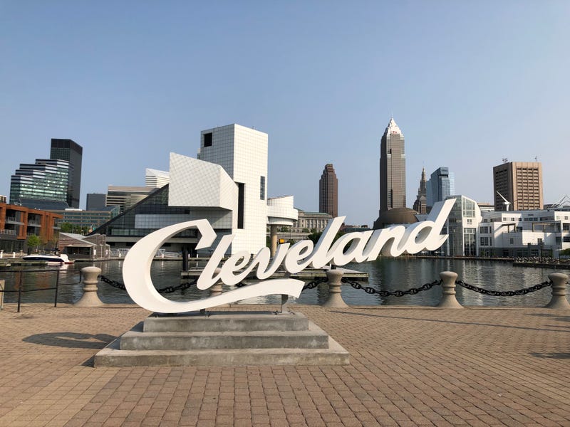 Cleveland Script Sign